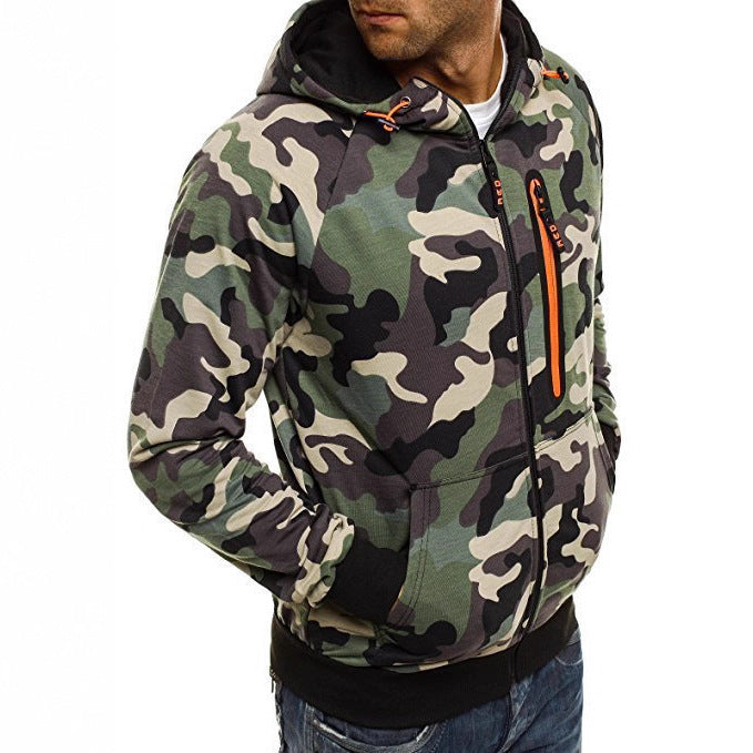 Veste de sweat à capuche casual pour hommes