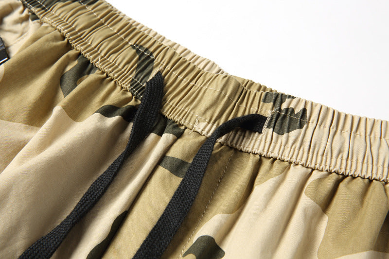 Short de fret en coton pur pour hommes
