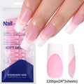 Sac de 120 pièces de conseils amovibles pour les ongles
