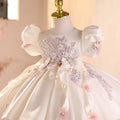 Robe de mariée de fille de fleur pour les petites filles