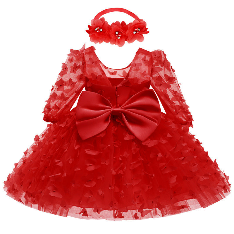 Bébé et tout-petit Robe à manches moyennes Enfants Robe formelle