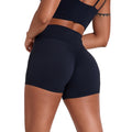 Été Femmes Européen et Américain-Style Peach-Shaped Butt-Lifting Fitness plissé High- W