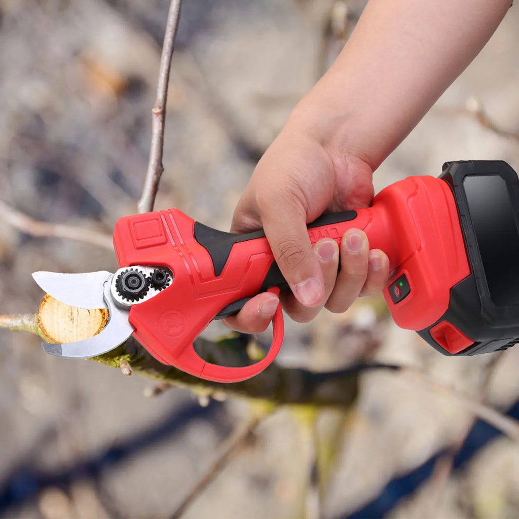 Poignées de taille électrique sans fil 21V 40mm 1.57" Branche électrique Ciseaux Arbre Branche Coupe