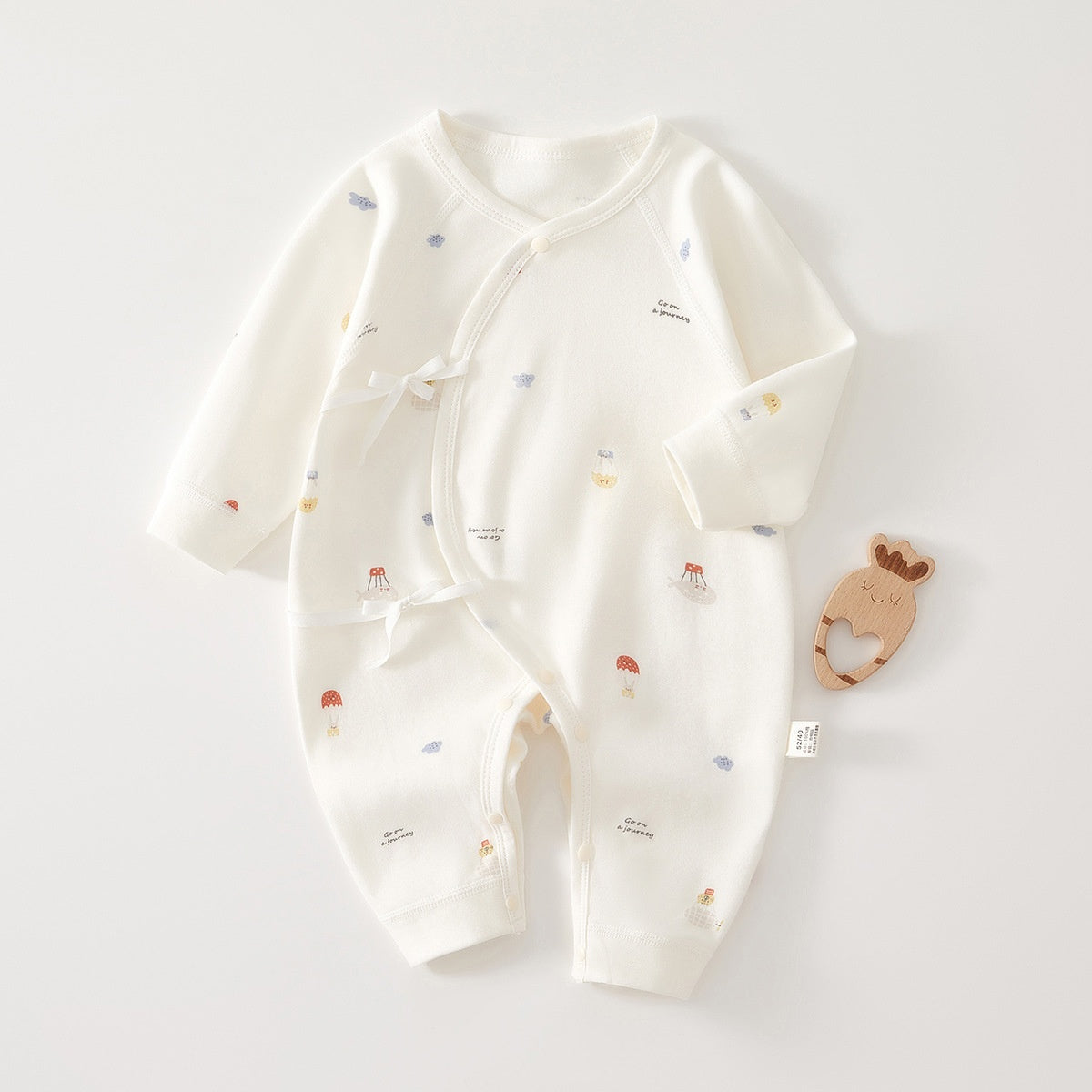Nouveau-né Cotton Monk Suit Mois Nouveau-né Bébé Onesie