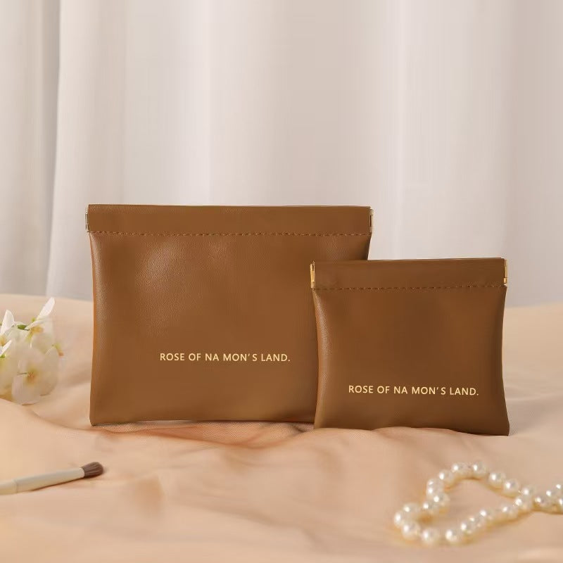 Portable petit sac cosmétique et rouge à lèvres