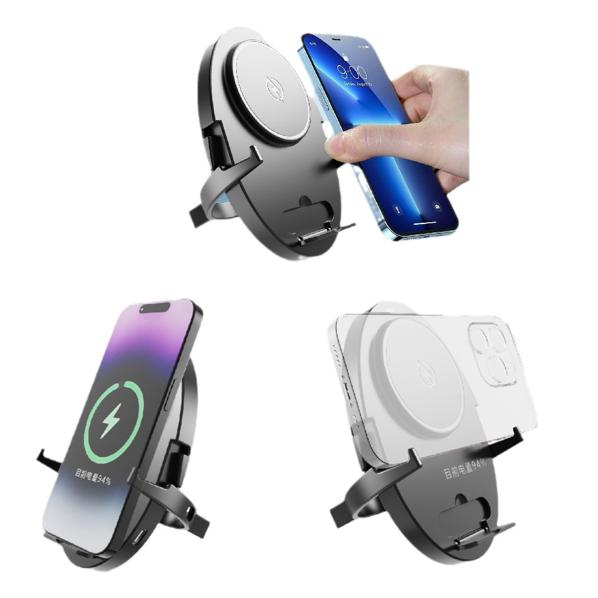 Chargeur sans fil de charge rapide 15W pour téléphone mobile