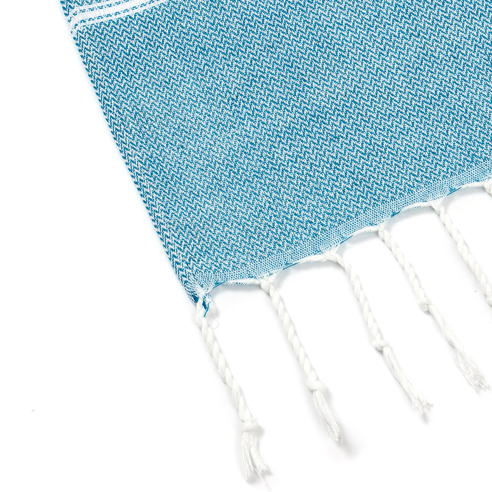 Tassel turc Polyester coton serviette de bain