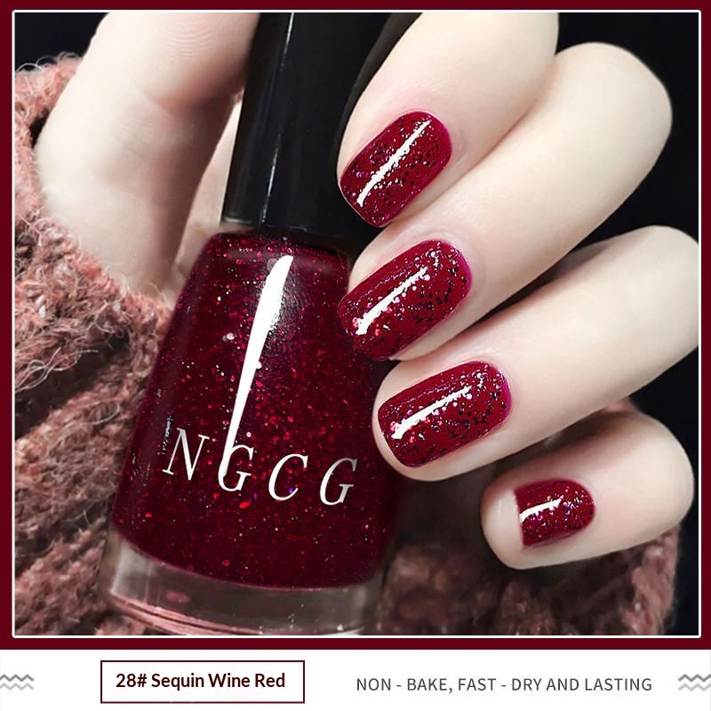 Non-cuisson Non-cuit 28-couleur Nail Polonais