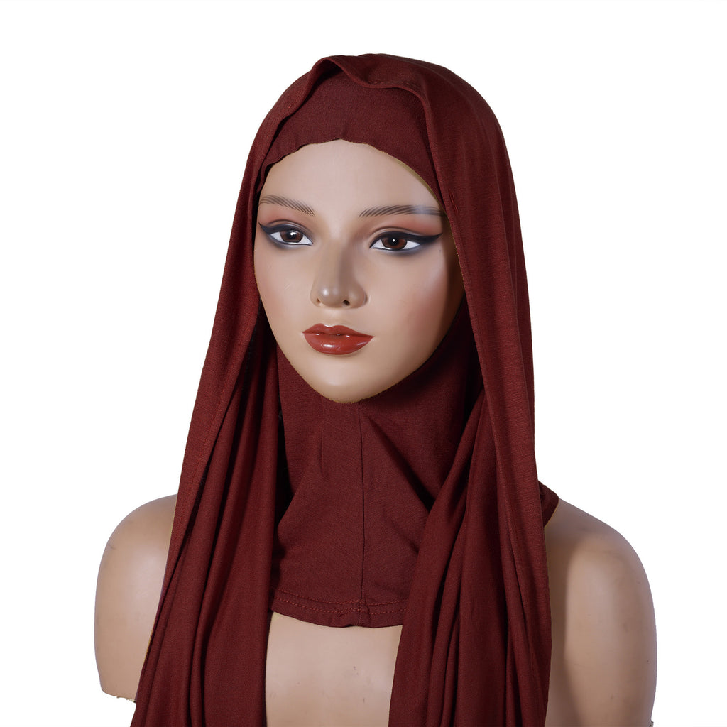 Modal multi-cou respirant multi-colore Warmer très élastique Base-couche à capuchon longue écharpe