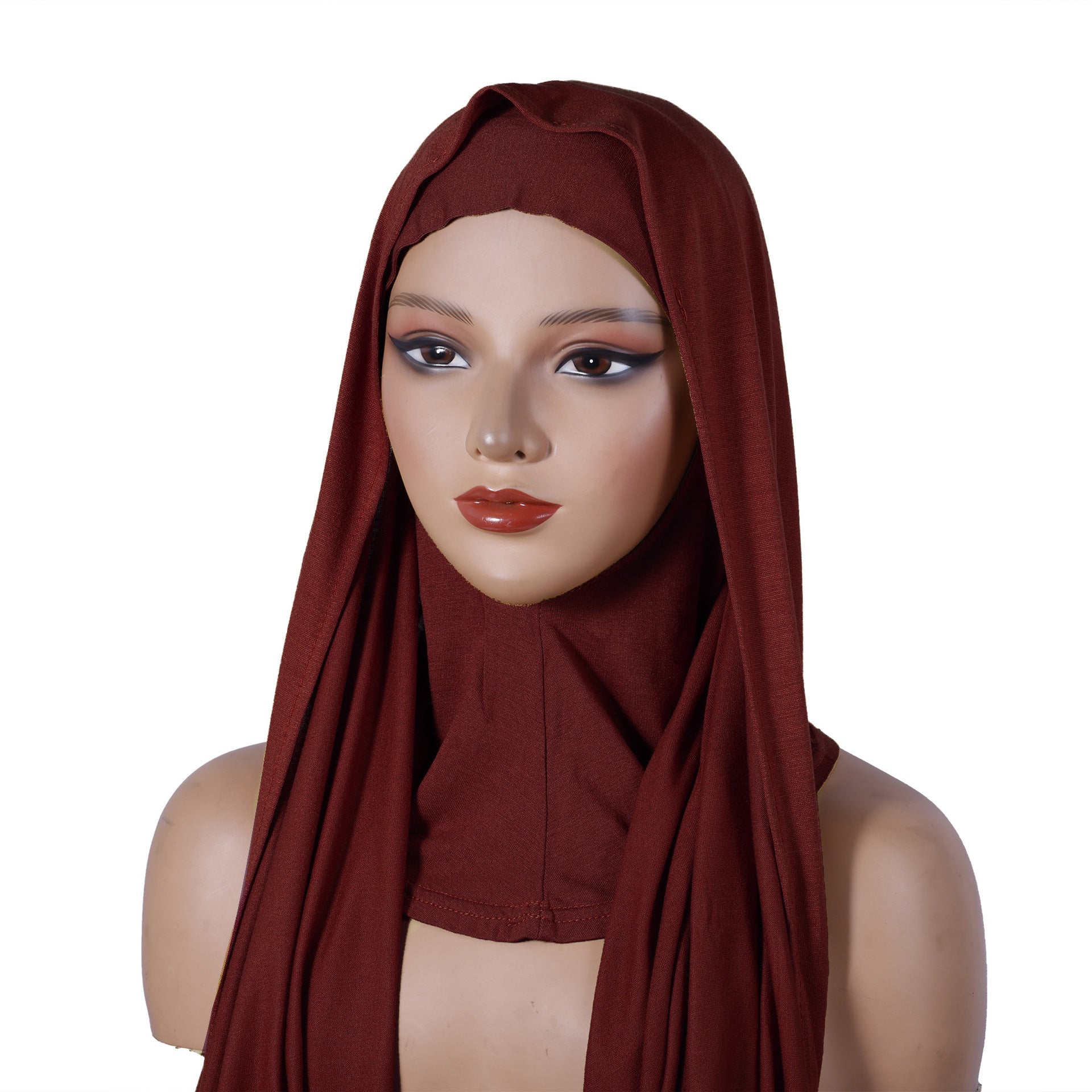 Modal multi-cou respirant multi-colore Warmer très élastique Base-couche à capuchon longue écharpe