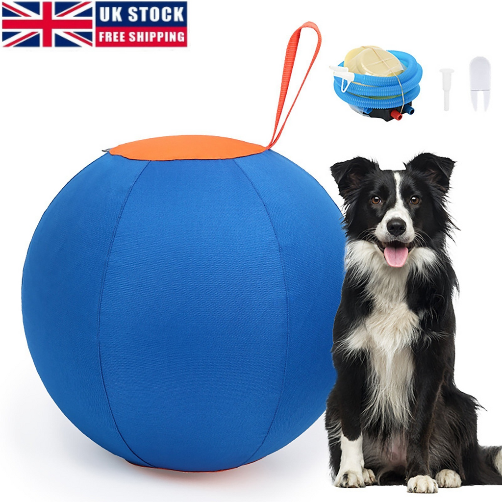 45cm Grand poids résistant à l'usure Gonflable Herding Ball jeu de graisse pour chiens jouer