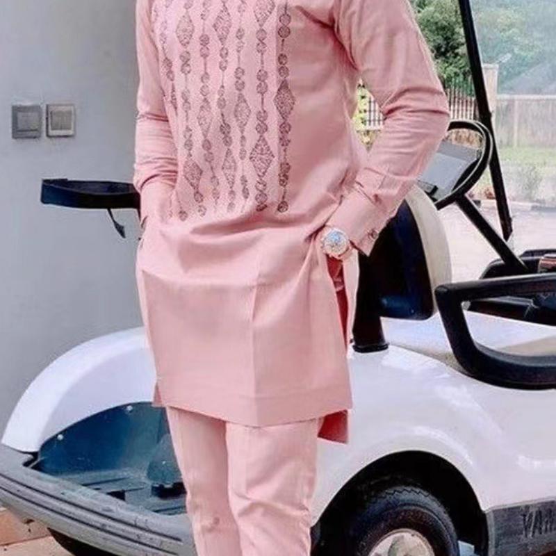 Suit African Ethnic Print Hommes occasionnels
