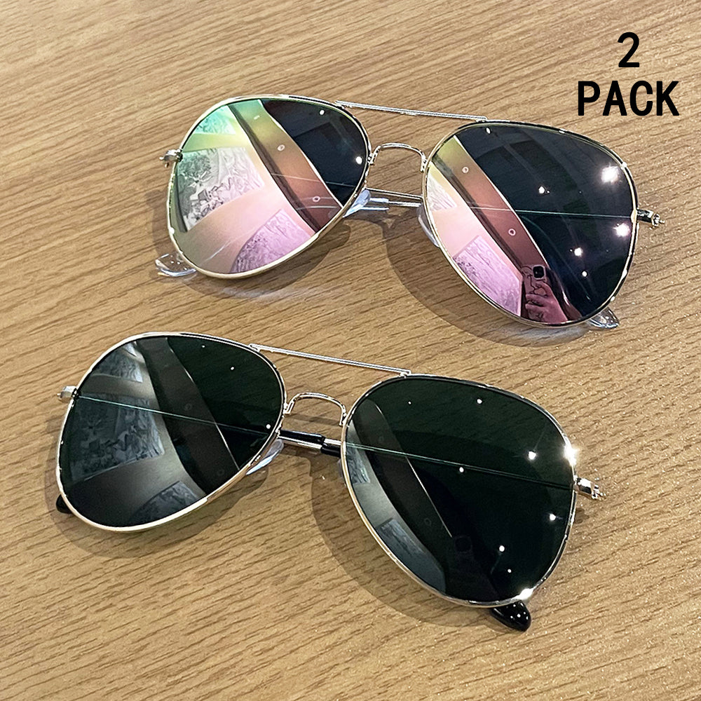 2 paires de Lunettes de soleil Crapaud Pilot Classic