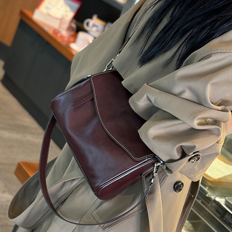 Crossbody rétro Sac à épaulettes pour femmes