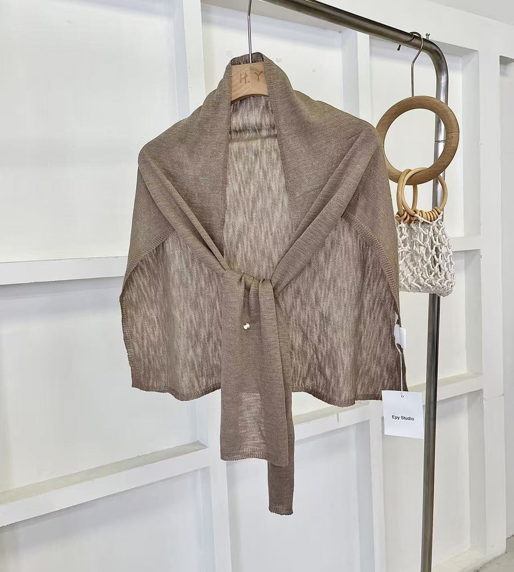 Laine Châl Solid-color Outerwear pour les femmes Relaxed-fit Vest vide