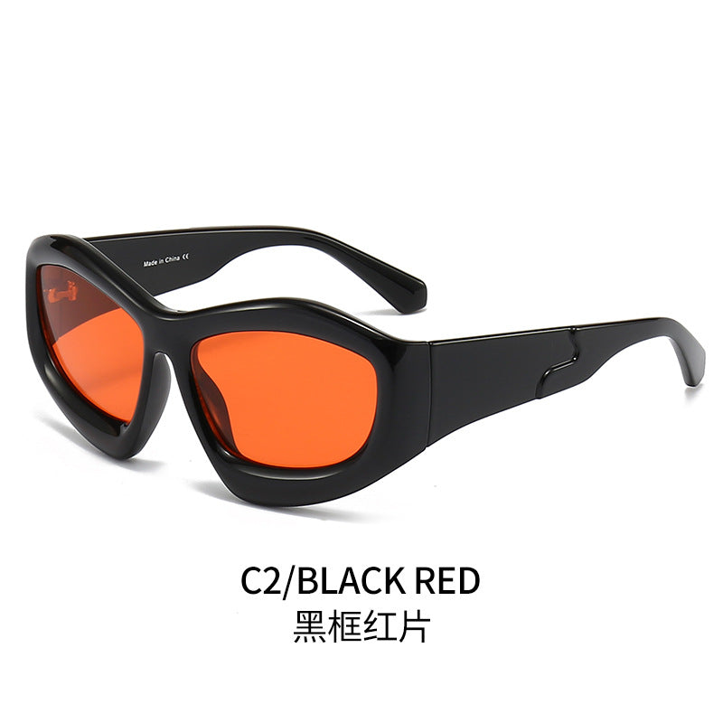 Hommes et femmes Riding Outdoor Personnalité Forme concave Lunettes de soleil