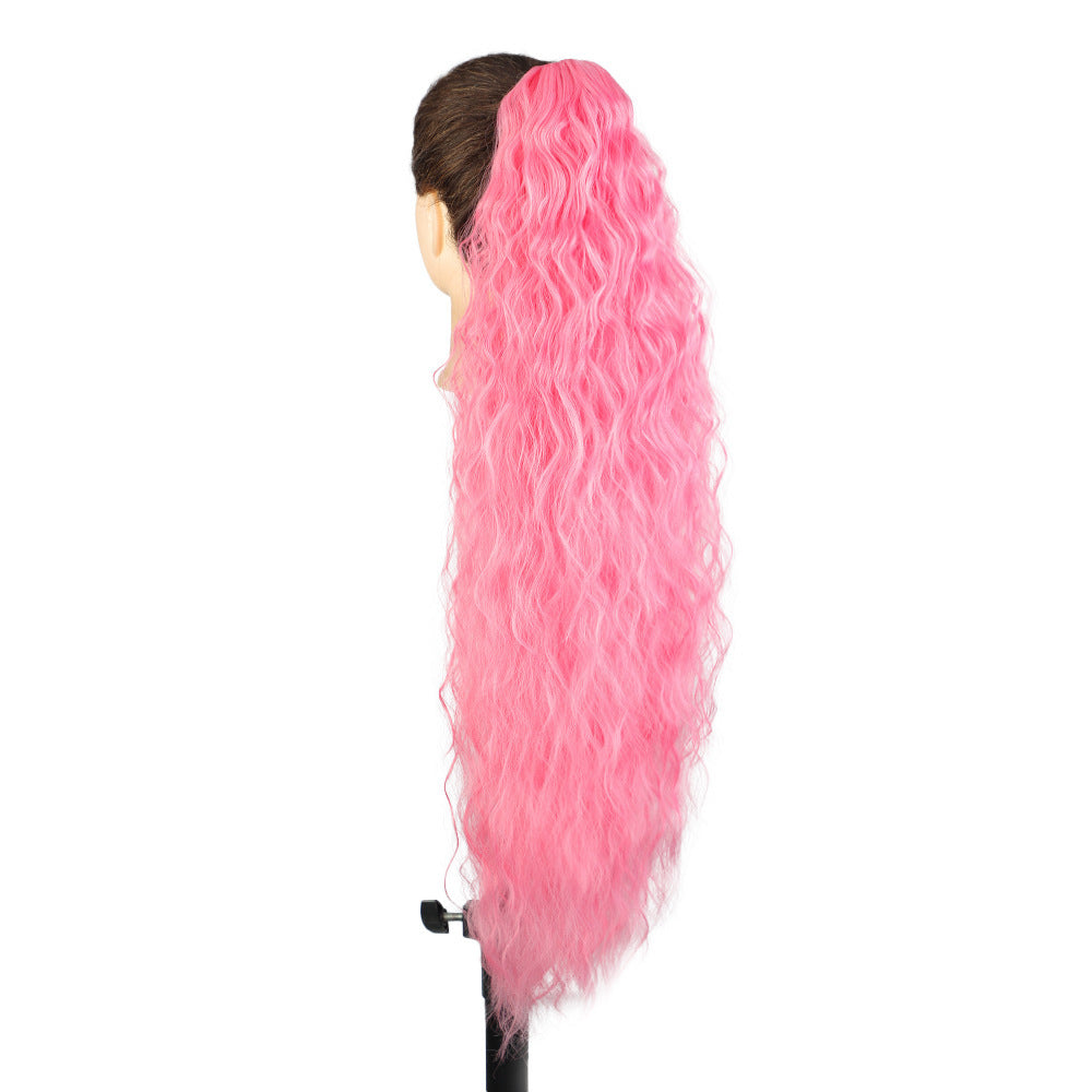 Grip Poneytail Fluffy Long Curly Cheval Tail Wig