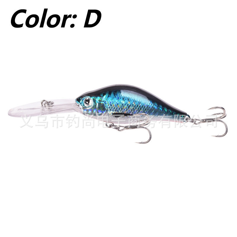 Floating Rock Little Fat Man Deep Diving Long Tongue Board Mino Lure