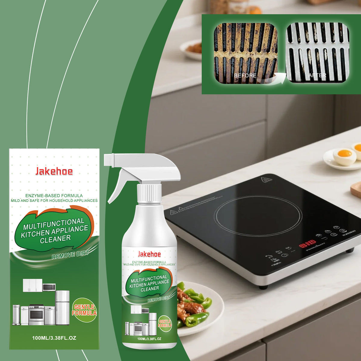 Nettoyeur d'appareils de cuisine 1 0 0ml0-boîte