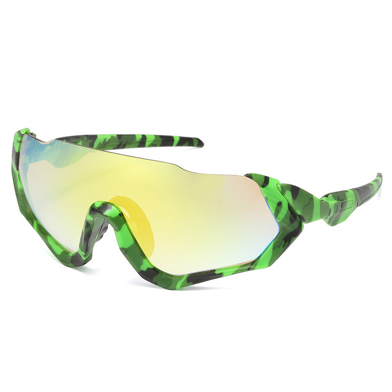 Sports Siamese Lunettes de soleil Y2g Personnalité Éolienne Conduite en plein air