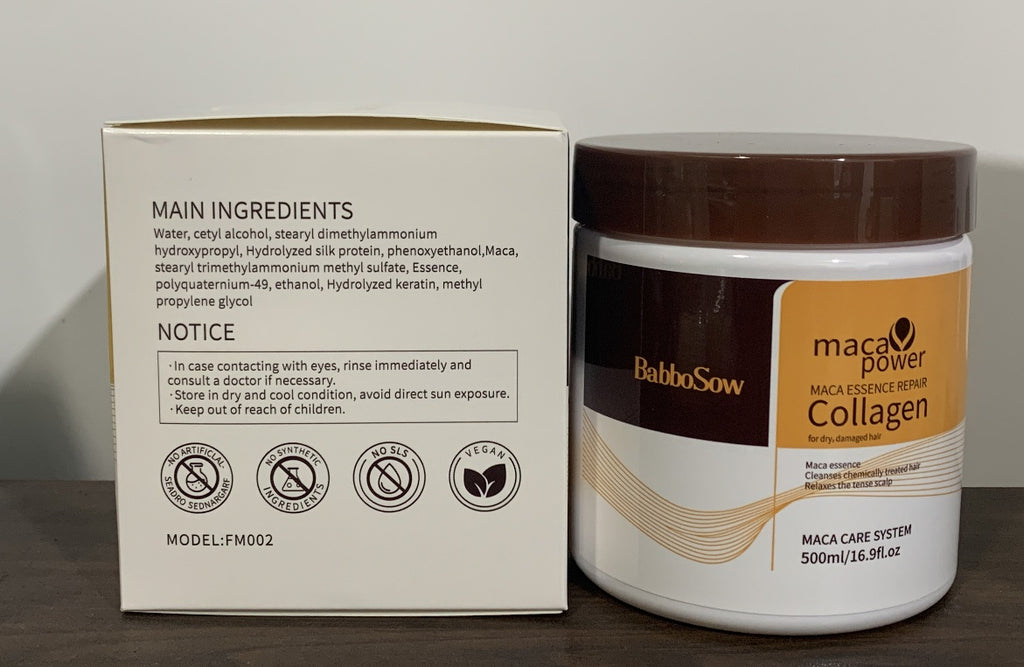 Masque capillaire collagène hydratant Crème de Nourriture Douce Nettoyage profond Soins capillaires