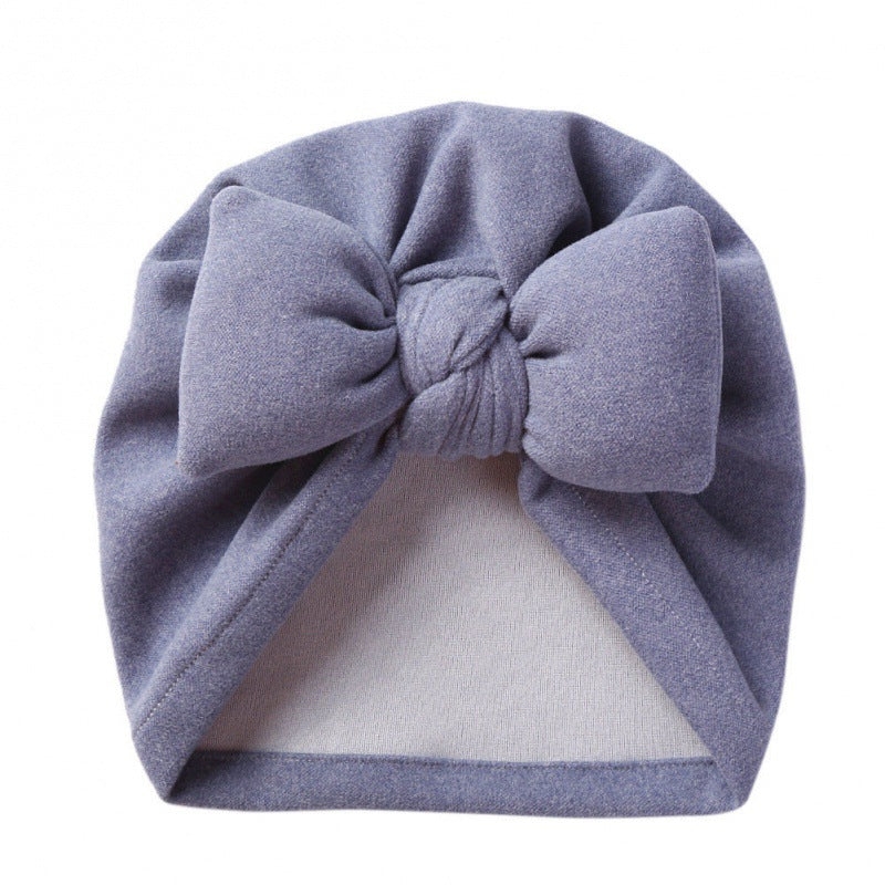 Style cachemire capuche bébé coton rempli Bow
