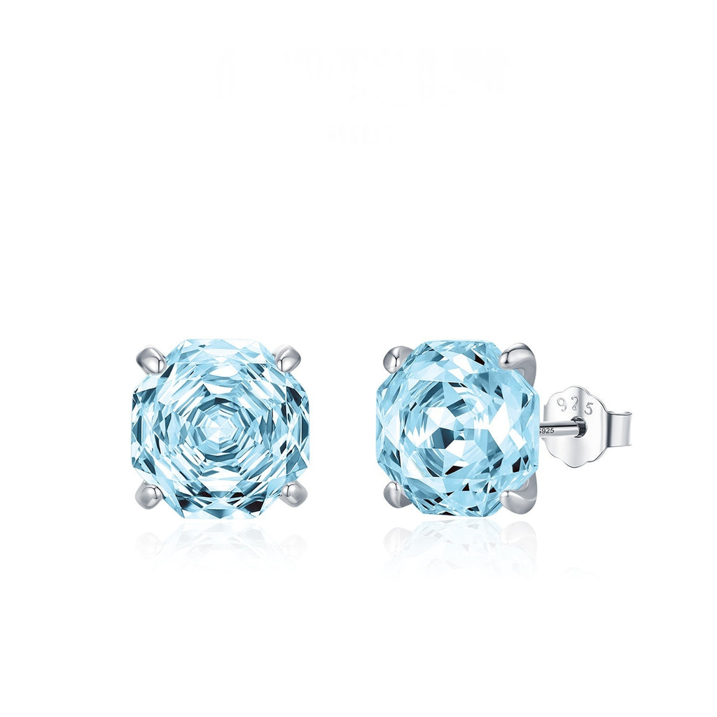 Boucles d'oreilles en diamant brillant taille rose Unisex Accessoire