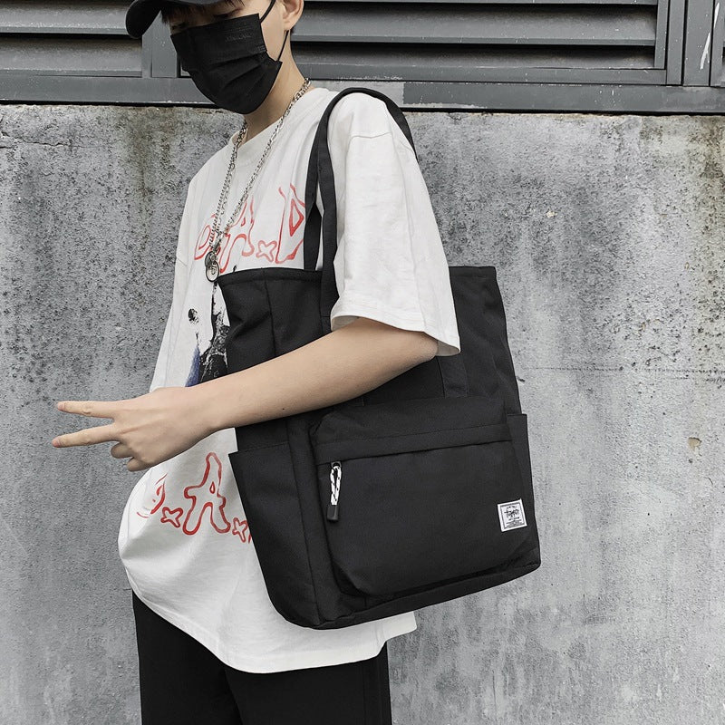 Sac à main pour hommes Sac à bandoulière simple et de grande capacité