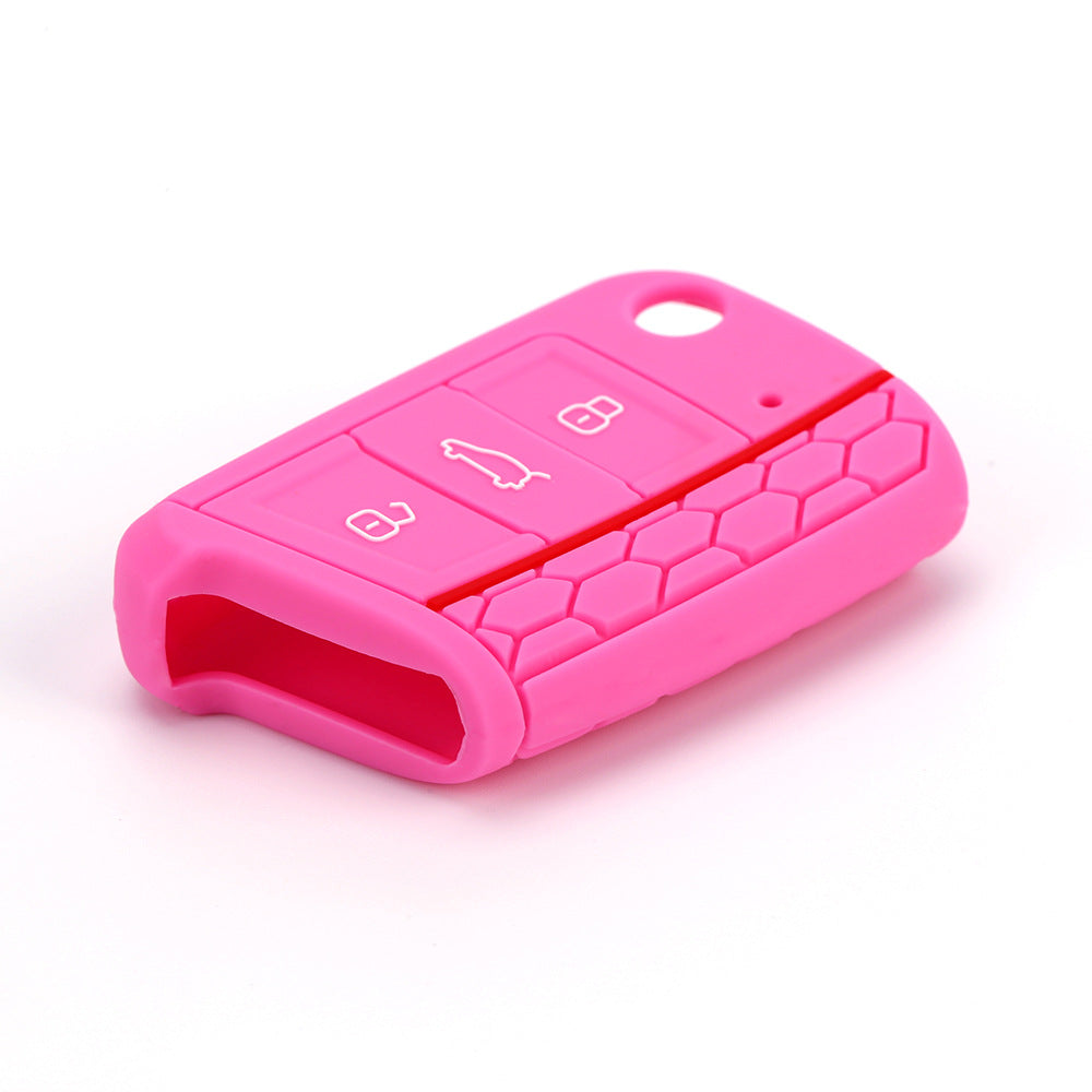 Marque couleur Silicone cas clé voiture cas clé