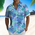 Rayon Casual Floral Chemise à manches courtes