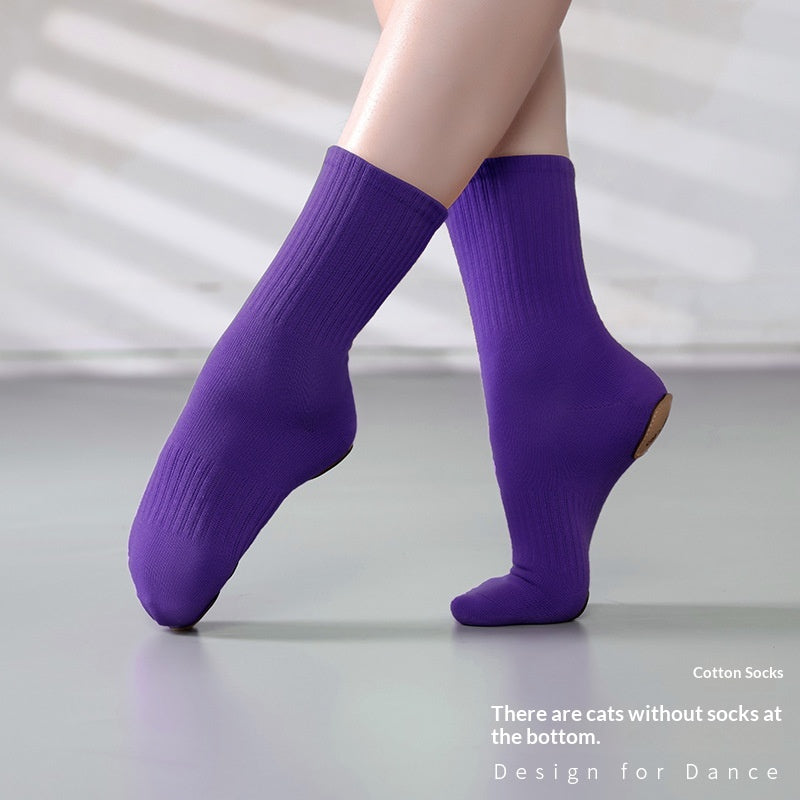 Chaussettes de ballet antidérapantes