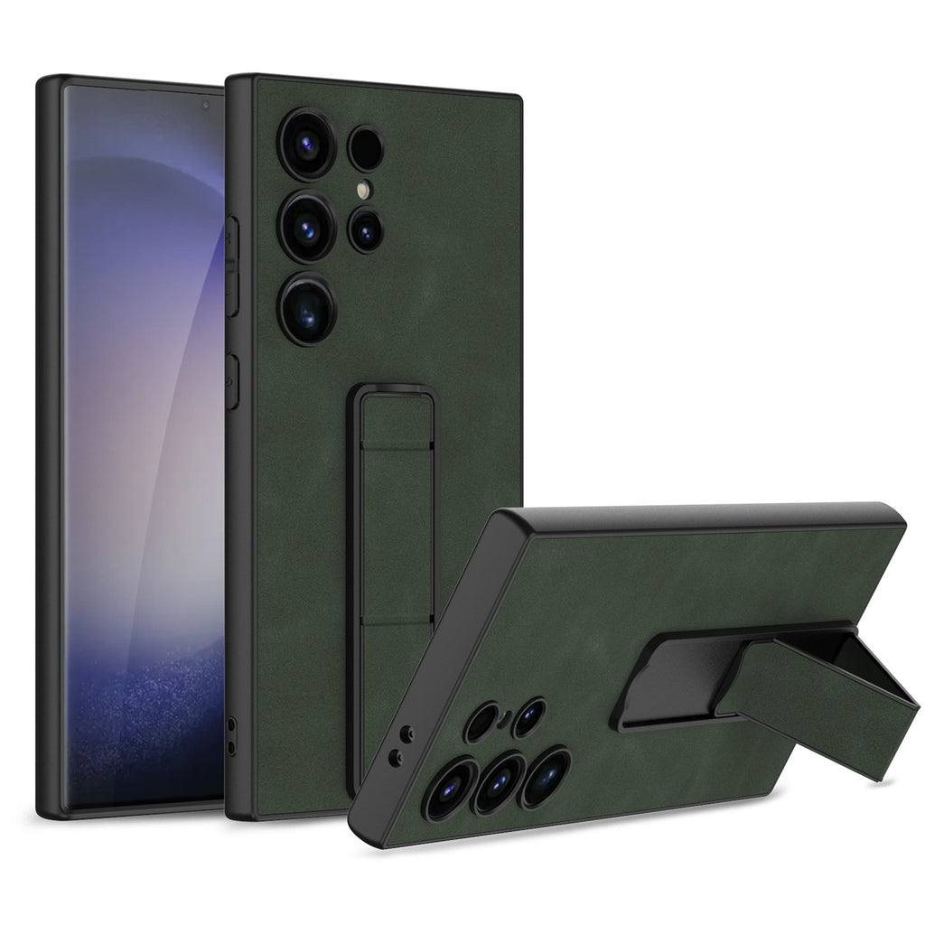 Coque de téléphone pliant S24ultra Étui dur résistant à la chute S24plus