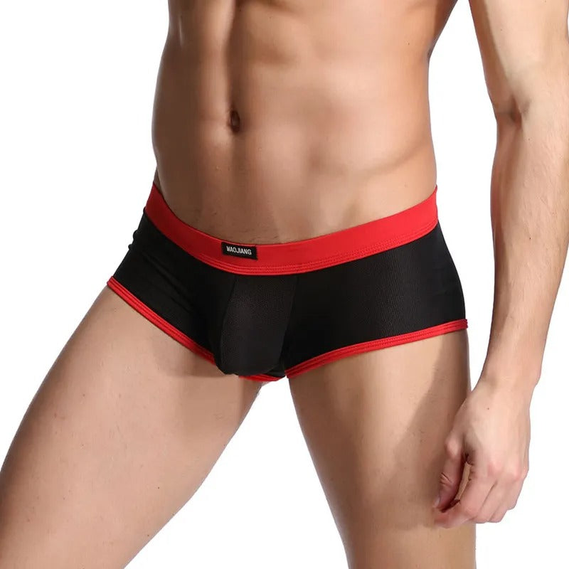 Slips de boxeur en mesh Jacquard pour hommes