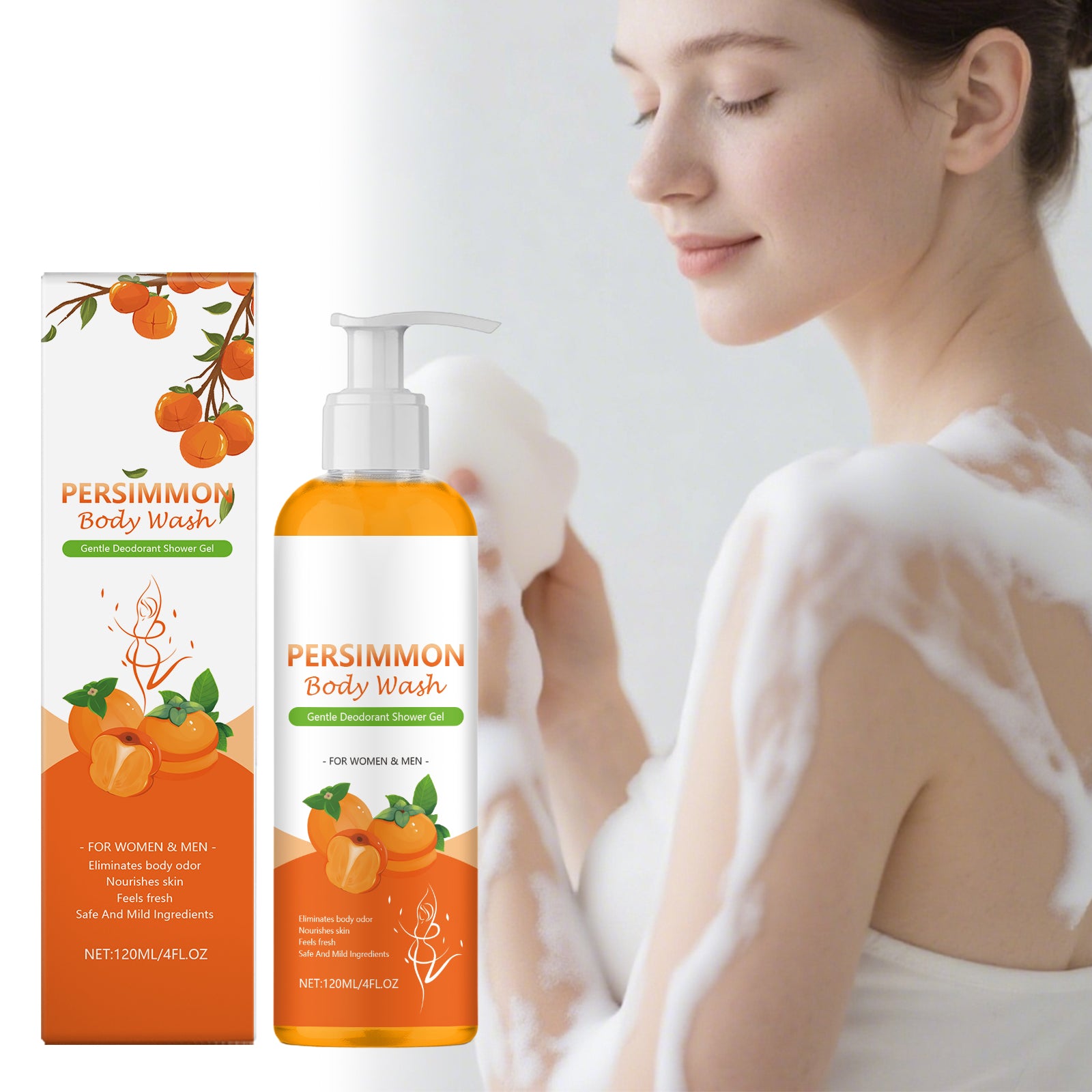 Gel douche pour le corps nourrissant 120ml-boîte