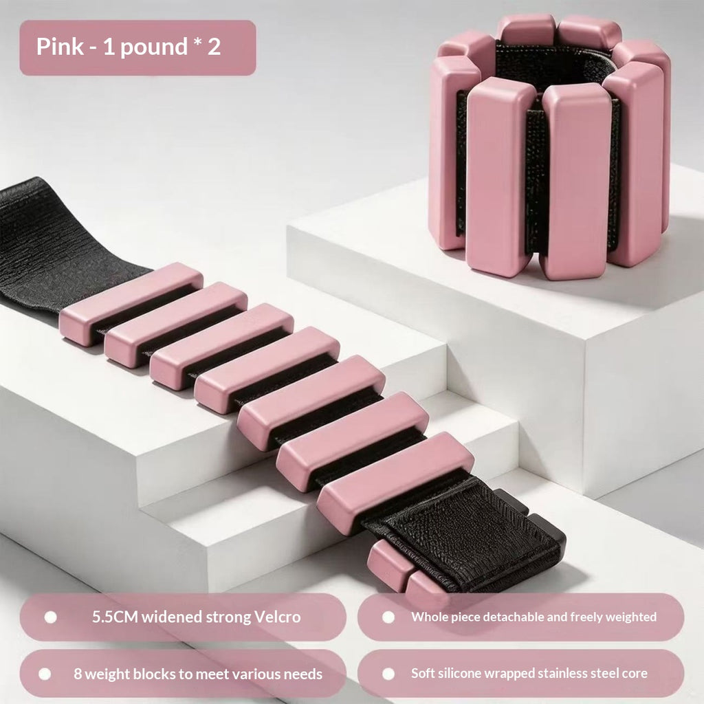 Bracelet en silicone de fitness à roulement de poids
