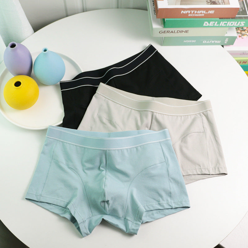 Sous-vêtements pour hommes Boxer en coton purifié doux et respirant