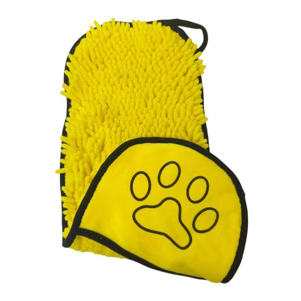 Serviette de bain pour animaux de compagnie