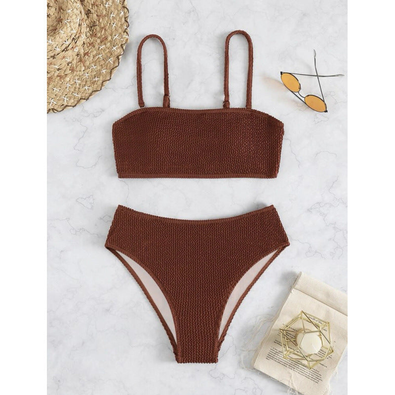 Deux-pièces de maillot de bain Halter Style européen et américain