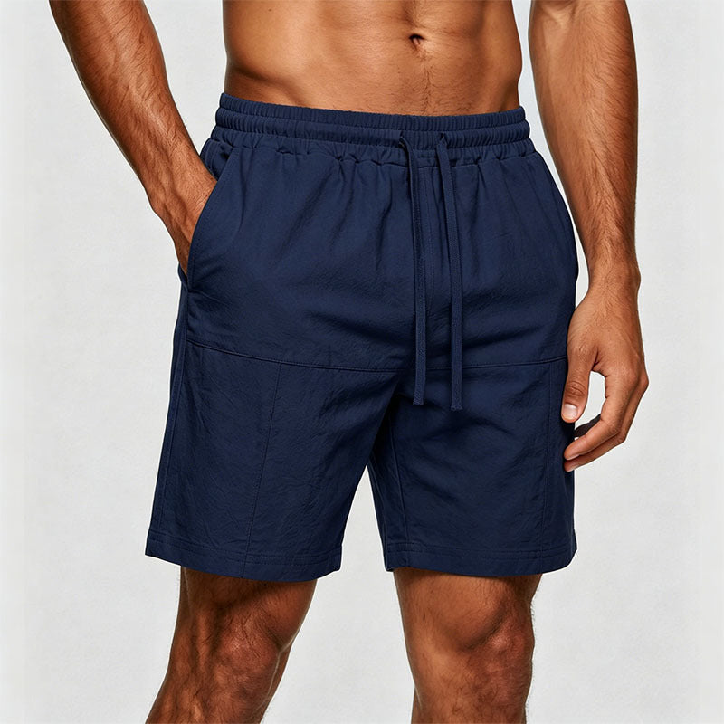 Short en lin d'été pour homme Européen et American Plus Tailles Short casual pour homme
