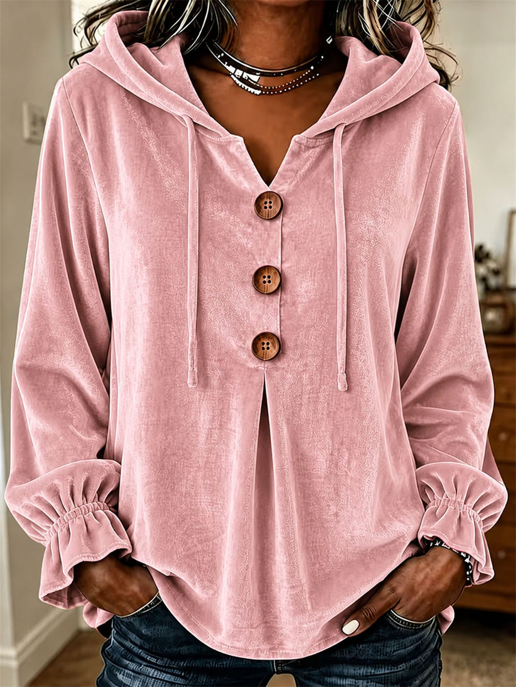 Polyester blouse