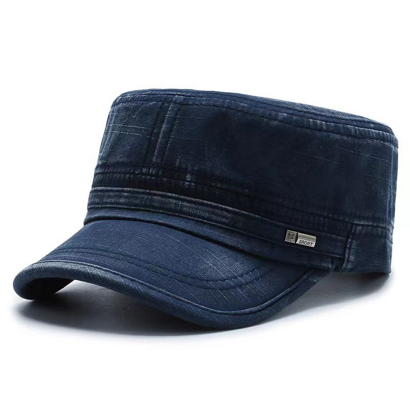 Chapeau tout-saison pour hommes en plein air occasionnel plat