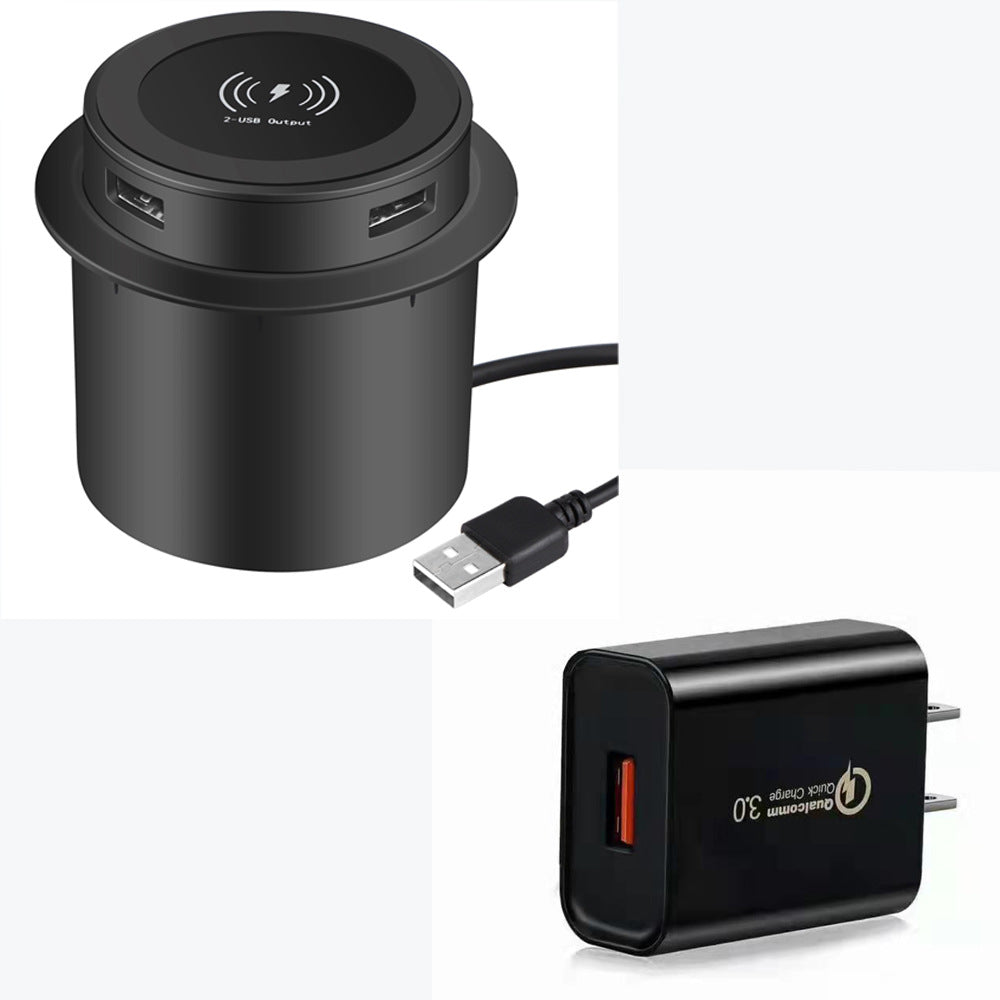 Chargeur USB sans fil 3-en-1 multifonctions