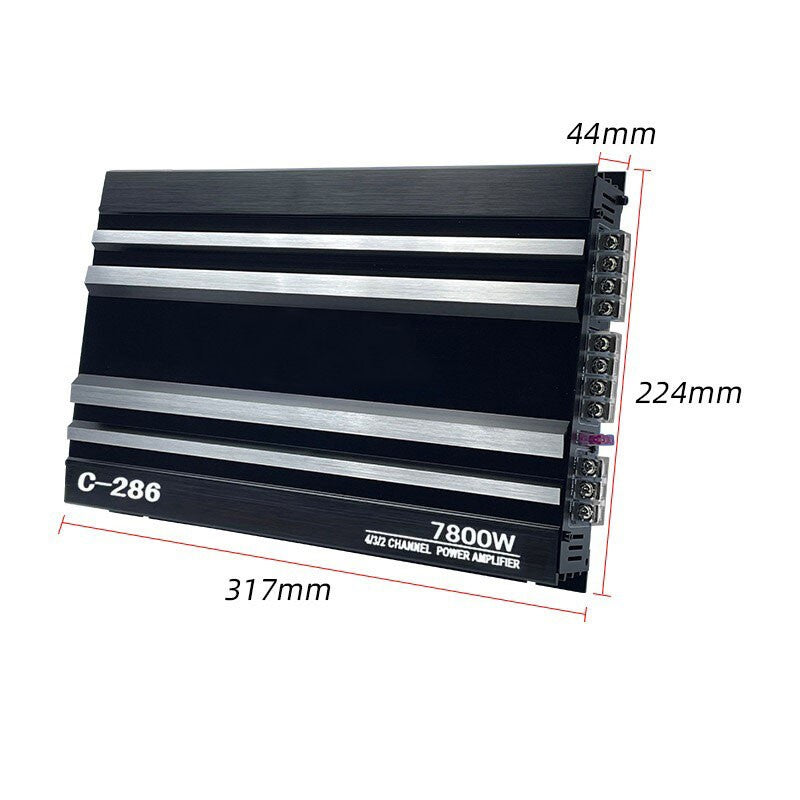 4-channel 7800W amplificateur de puissance de voiture stéréo Audio Super Basse Subwoofer AUTO Amp
