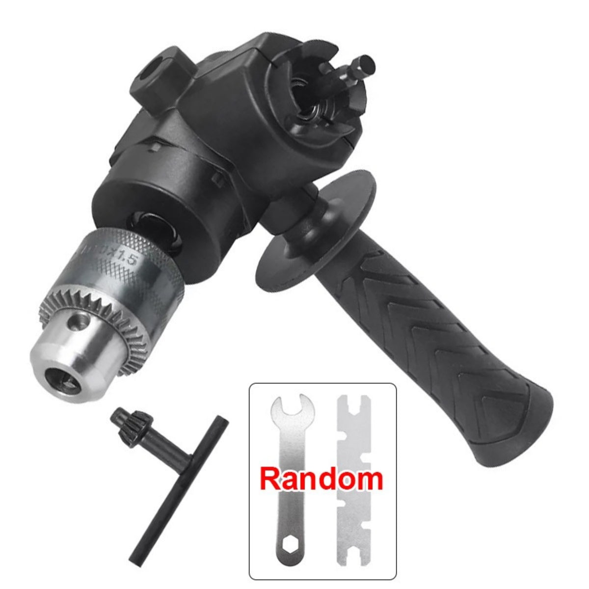 Angle droit 90 degrés d'angle d'attache de perceuse adaptateur haute torque d'attache outil