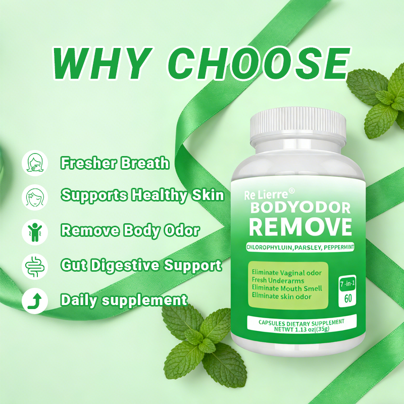 Supplément à la réduction des odeurs de chlorophylle