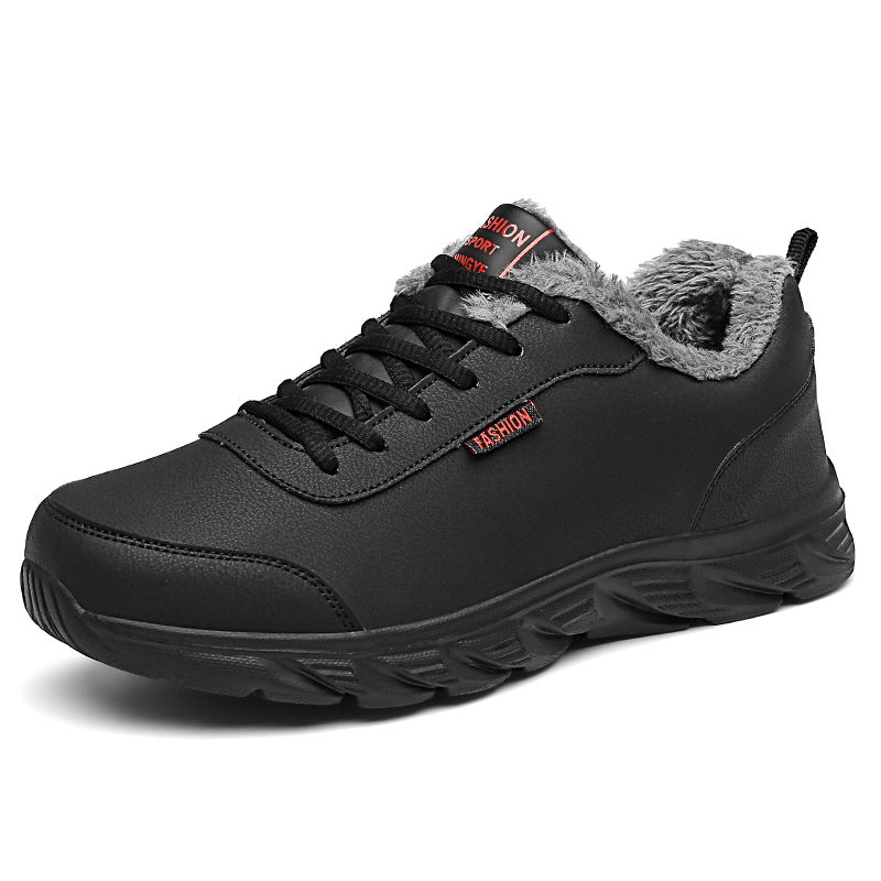Hommes Sneakers Chaussures de sport chaud d'hiver avec peluche