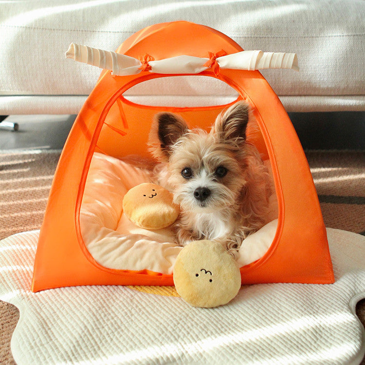 Tente portable pour animaux de compagnie Respirant dans le vent