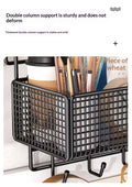 Panier suspendu côté lit avec rack de rangement Crochets