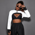 Style Street Reflective Mode Tendance Veste Ultra-Short Coat