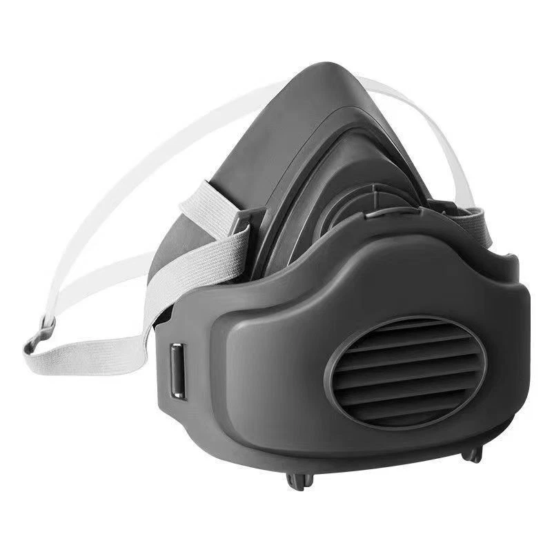 Respirateur de demi-face Masque à gaz Peinture en vaporisateur de visage Verres de sécurité pour 3200 avec 10 Rep